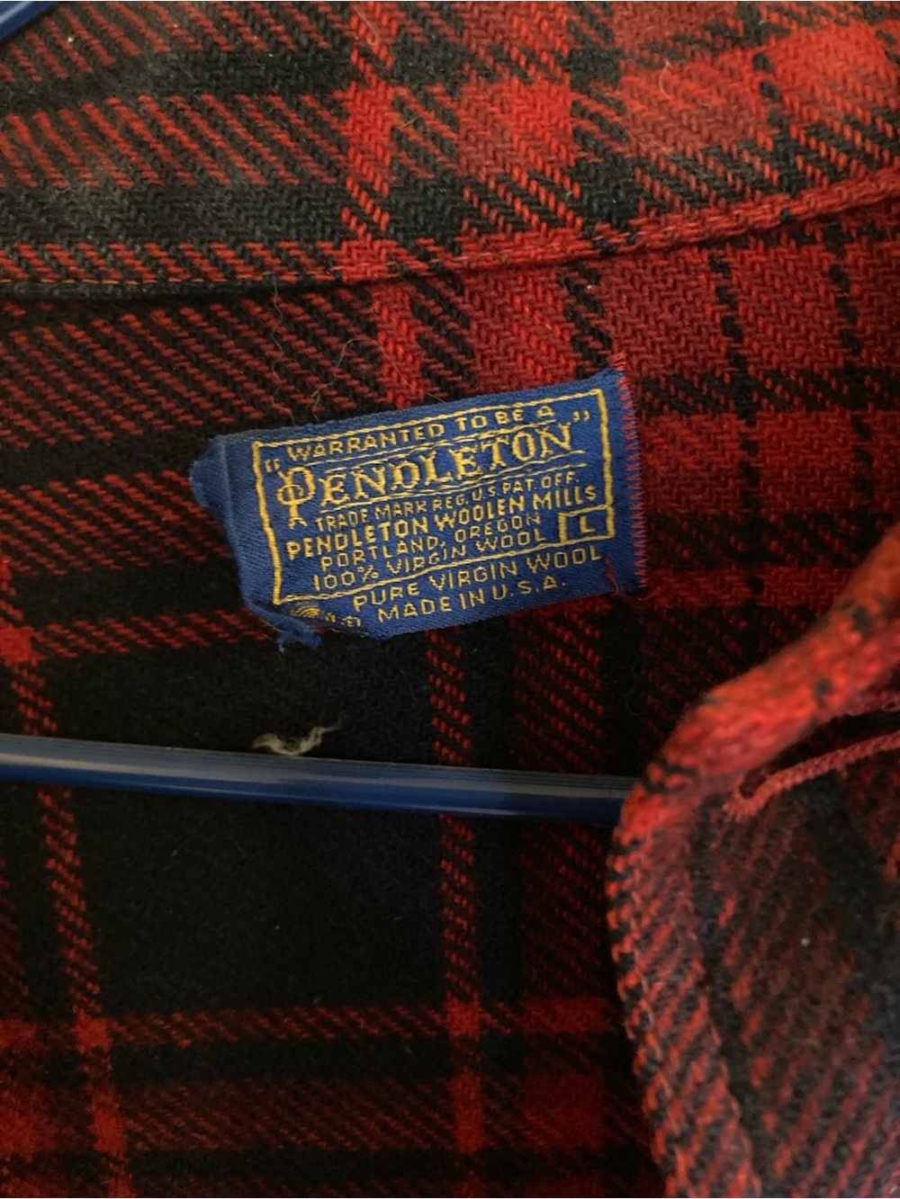 Montana Rancher 100% Vintage Pendleton Wool Chore Coat